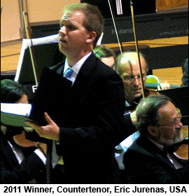2011 Winner, Countertenor, Eric Jurenas, USA
